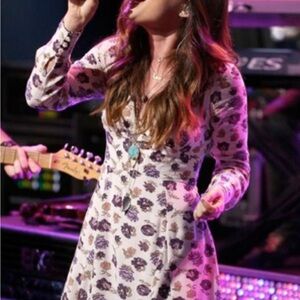 Free People Size 4 Floral Boho Lucy Hale Hippie Cottagecore Soft Girl Dress LKNW